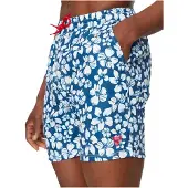 GUESS herenzwempak met bloemenprint