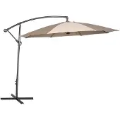 Garden Impressions Athene parasol Ø300 cm carbon black taupe