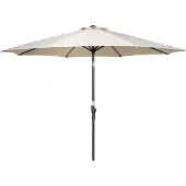 Garden Impressions Lotus parasol Ø300 cm carbon black ecru