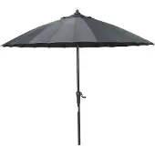 Garden Impressions Parasol Manilla Ø250 cm - donker grijs