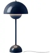&tradition Tafellampe &Tradition, Flowerpot VP3, Blauw, Woonkamer, Metaal, Designer