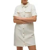 Vero Moda Blousejurk 'VMJENNIE' white denim