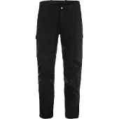 Fjällräven - Abisko Hybrid Trail Trousers Zip-Off - Trekkingbroek 56, zwart
