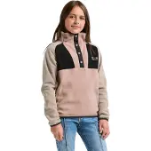 Didriksons Yokto, fleecetrui, junior, roze