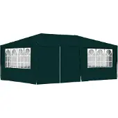 Syfax Partytent met zijwanden professioneel 90 g/m² 4x6 m groen
