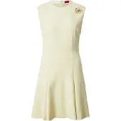 HUGO Jurk 'Kilandi' beige
