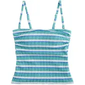 Next Tankinitop blauw / aqua / wit