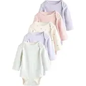 Next Rompertje/body beige / pastelblauw / pastellila / pastelroze / wit