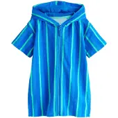 Next Badjas blauw / lichtgroen