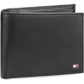 Tommy Hilfiger Portemonnee 'Eton' rood / zwart / wit