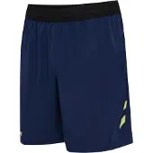 Hummel Sportbroek donkerblauw / geel