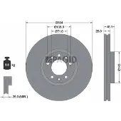 PAGID 55323NC Remschijf