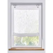 Bonprix Vouwgordijn in linnenlook maat h/b: 140/140 cm