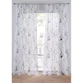 Bonprix Gordijn van lichte voile, ook in extra lang (1 stuk) maat h/b: 225/144 cm