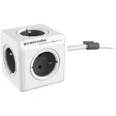 Allocacoc PowerCube Extended Grey 1,5m cable (FR)