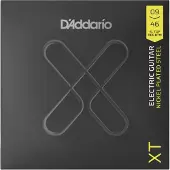 D'addario And Co ELECTRIC NICKEL PLATED STEEL SUPER LIGHT TOP/REGULAR BOTTOM XT 09-46