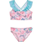 Playshoes kinderbikini met UV-bescherming en vlinders