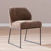 Bronx Eetkamerstoel Momo chenille mocha