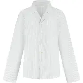 Yumeko Pyjamashirt Katoen TENCEL L Wit - Eco, Bio & Fairtrade