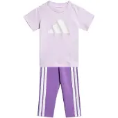 Adidas Trainingspak 'Essentials' lila / sering / wit