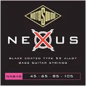 Rotosound NEXUS NXB45 Black Coated Bass Guitar Strings 45-105