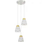 Eglo 3-lichts hanglamp Tarega grijs