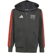 Adidas Sportief sweatvest 'Audi Formula One Team DNA' karmijnrood / zwart / offwhite