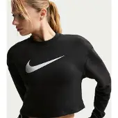Nike PRO Dri-FIT Crew-Neck French Terry Top | M