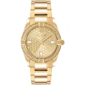 Philipp Plein Analoog horloge goud / transparant