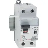 Legrand 411061 Aardlekschakelaar/zekeringautomaat 16 A 230 V/AC