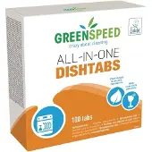Greenspeed All-In-One vaatwastabletten 3 in 1 werking, 100 stuks
