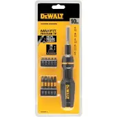 DeWalt universele schroevendraaier met bitjes 10 stuks