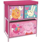 Arditex Peppa Pig Lade Opbergrek – 3 Opbergboxen – Multicolor