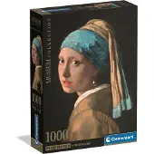 Clementoni - Puzzel - 1000 Stukjes - Museum Meisje met Pareloorbellen - Puzzel Voor Volwassenen