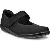 Ecco 207503 SOFT Bandschoenen | Maat 40 Dames Zwart