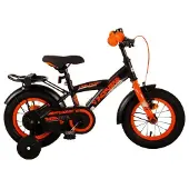 Volare Thombike kinderfiets - jongensmodel - 12 inch - zwart-oranje
