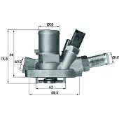 MAHLE ORIGINAL TI 147 80 Thermostaat, koelvloeistof
