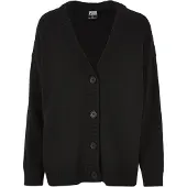 Urban Classics Gebreid vest zwart