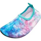 Playshoes Strand-/badschoen blauw / turquoise / pink / wit