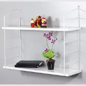 Asir - Wandplank - Wit – 72 x 58 x 20 cm