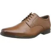 Clarks Clarksvoor mannen. 26162017 Howard Walk bruin leren schoenen (41.5), Leer, Plat, Veters, Casual