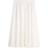 Tommy Hilfiger Midi-rok van puur linnen