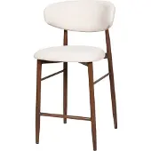 Giga Meubel Barstoel Alexia Beige/Walnoot