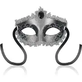 Ohmama MASKS | Masks Black Diamond Eyemask - Grey | BDSM | Unisex | Fetish Mask | Bondage | Mask
