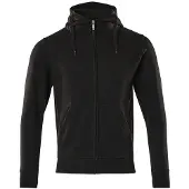 Mascot Kapuzensweatshirt mit Reißverschluss Gimont Crossover 51590-970 Vollschwarz-4XL