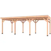 Westwood Douglas overkapping, 750 x 300, Comfort Plus