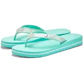 Venice beach Teenslipper mintgroen / zilver