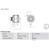 Bosch 0 986 085 570 Dynamo / Alternator