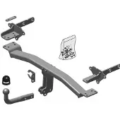 BRINK Vaste trekhaak 643600 Brink voor o.a. FIAT, JEEP