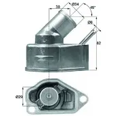 MAHLE ORIGINAL TI 10 92 Thermostaat, koelvloeistof